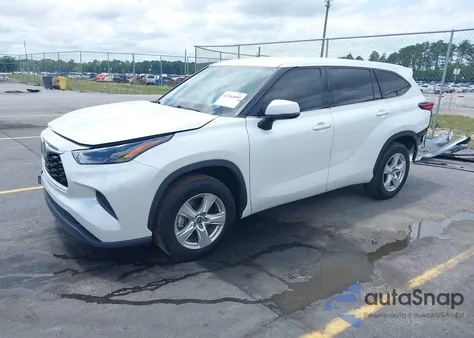 2022 Toyota Highlander L из США, поврежденный, VIN 5TDCZRAH3NS134887